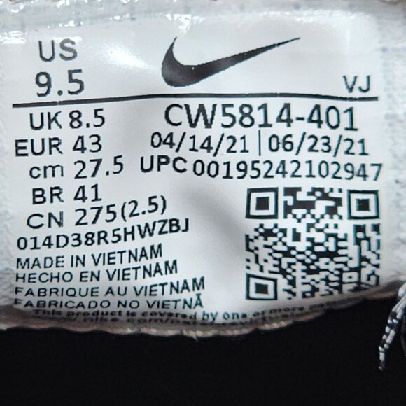 Nike Women’s Free Run Trail 5.0 Running Shoes Size 9.5 Concord Blue Taxi Sneaker - Picture 3 of 10